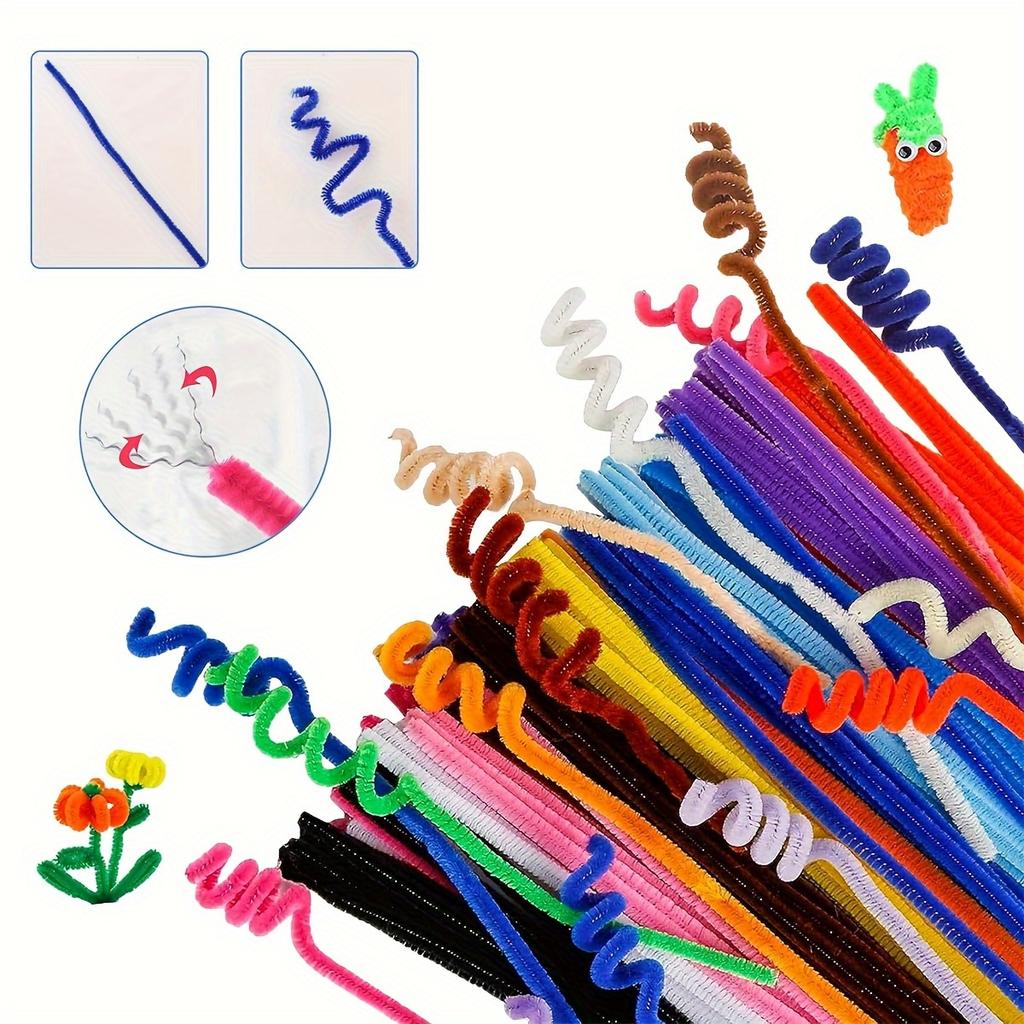 151pcs Multi Color Pipe Cleaners - 11.8" Craft Supplies Bulk for DIY Art & Craft Projects, Mother's Day Party ZSY
