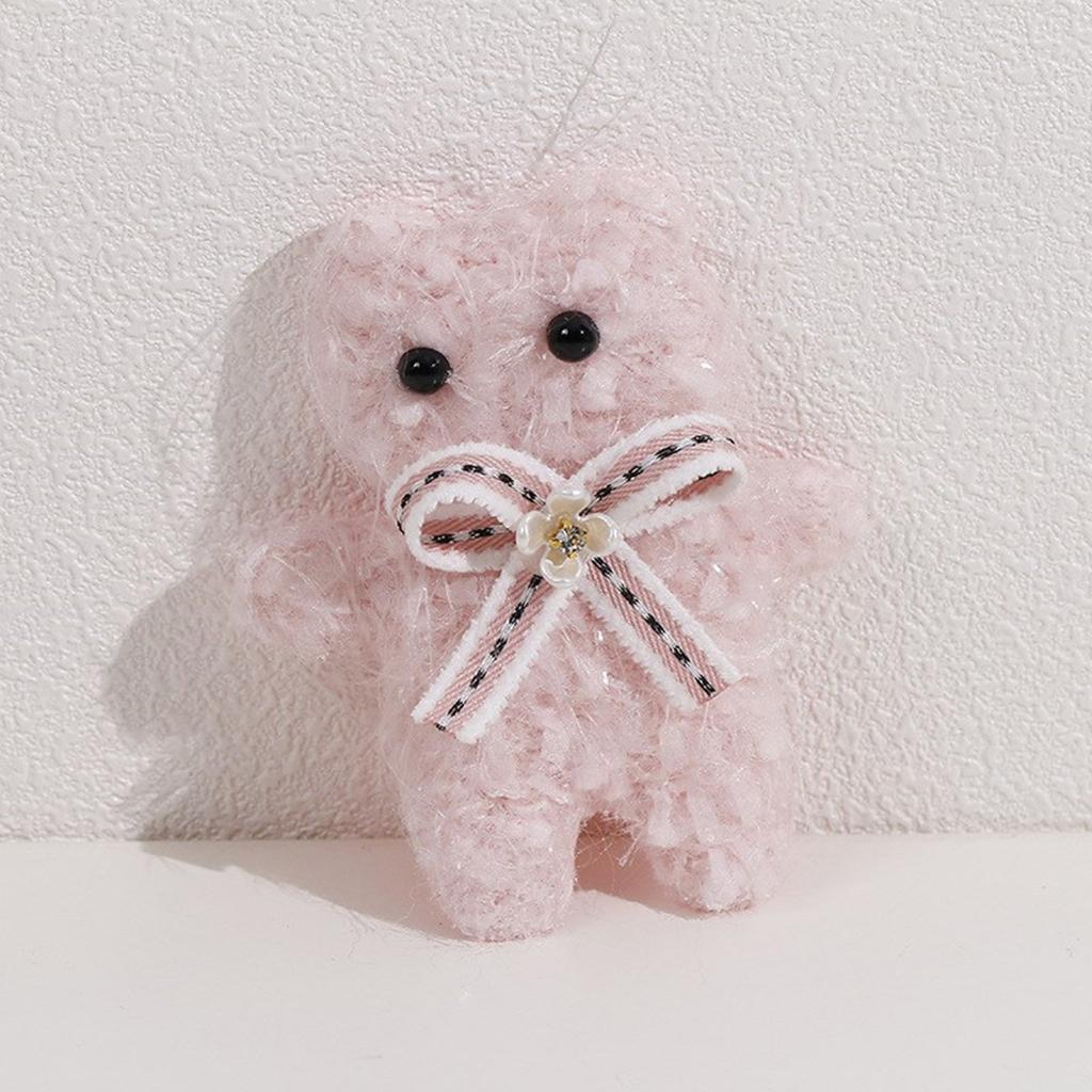 Stylish Bear Headband Clip Cute Cartoon Bear Accessory Adorable Soft Fabric Accessory for DIY Clothing and Accessories