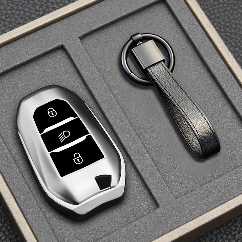 New Tpu Auto Key Fob Case Housing Key Ring Fit For Peugeot 208 3008 5008 2008 Ds5 Ds6 Ds3 Fit For Citroen C5 X7 Rubber Smart Cover Protector