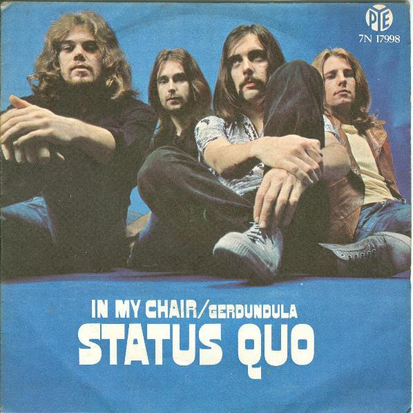 

7inch Record STATUS QUO - In My Chair 7N17998 Pye Records 1970 UK Rock Used