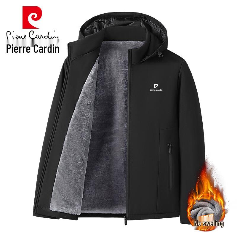 

Pierre Cardin Men s Winter Padded Jacket with Detachable Hood 4XL