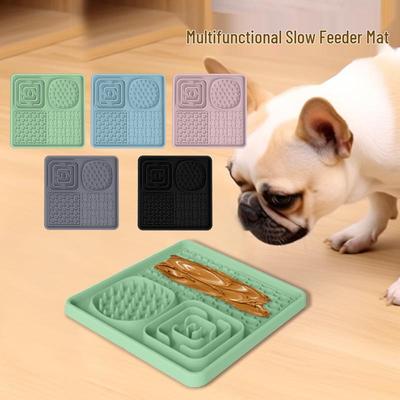 Silicone Pet Lick Mat Dog Slow Feeder with Suction Cup