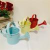 Kettle Ornament Drop-resistant Opening Design Creative Decorative Galvanized Iron Flower Planting Pot Watering Can Home Garden