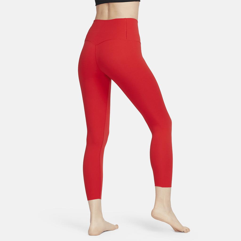 Nike Zenvy High-Waist Cropped Compression Leggings Women Bottoms Red DQ6016-657