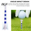 Durable Golf Tees 20Pcs High Stability Low Friction Unbreakable Easy-to-install Simple Installation Short Training Tools Aid