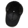 Hat Men's Autumn and Winter Old Man Warm Ear Protector Baseball Cap Winter Simple and Versatile Grandpa Cap