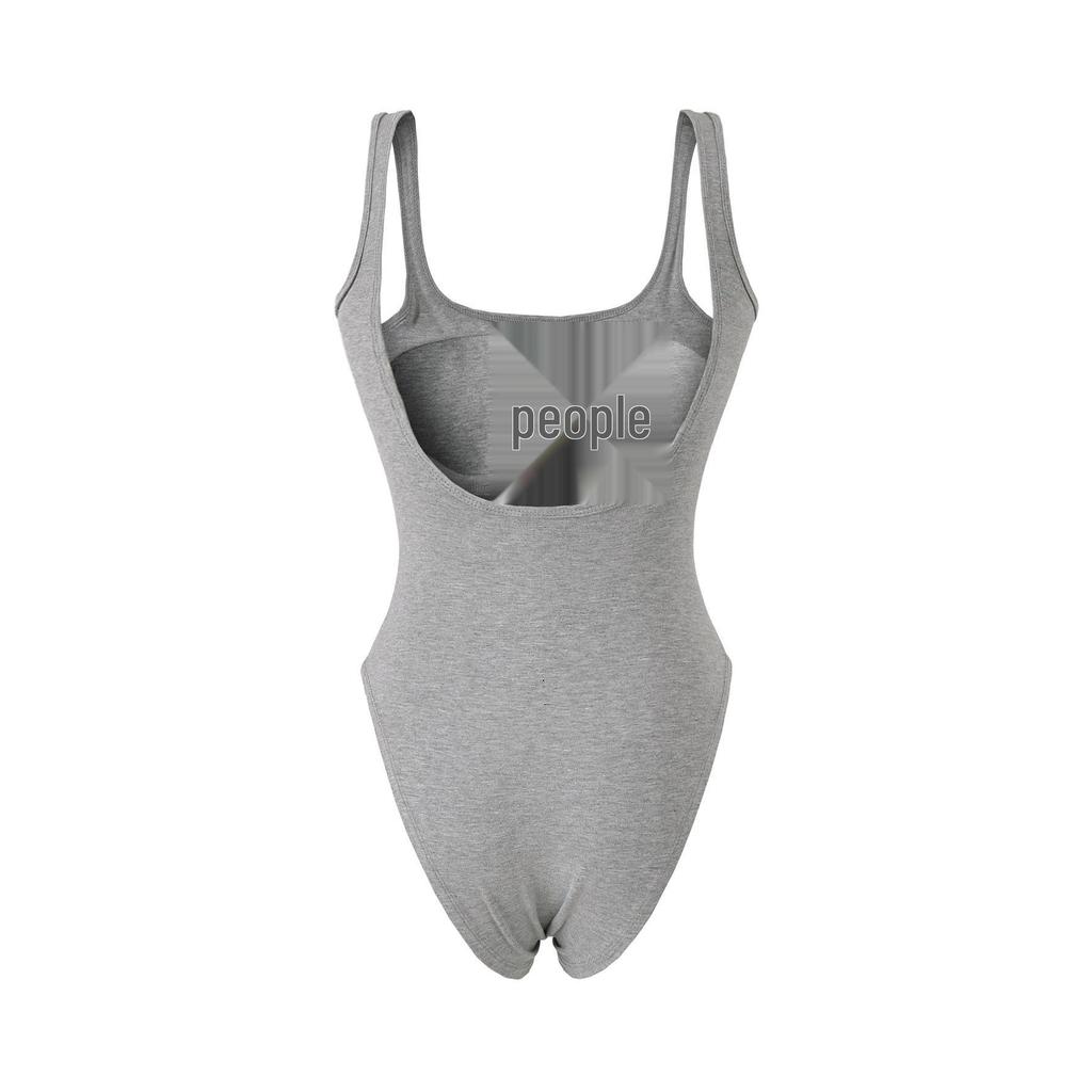 Women's Sexy Backless Jumpsuit Tank Top with Chest Pads - Multi-Color, Sleeveless, Slim-Fit