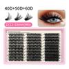 Natural Look False Eyelashes Wispy Style DIY Lash Extension Kit  Makeup Enhancement