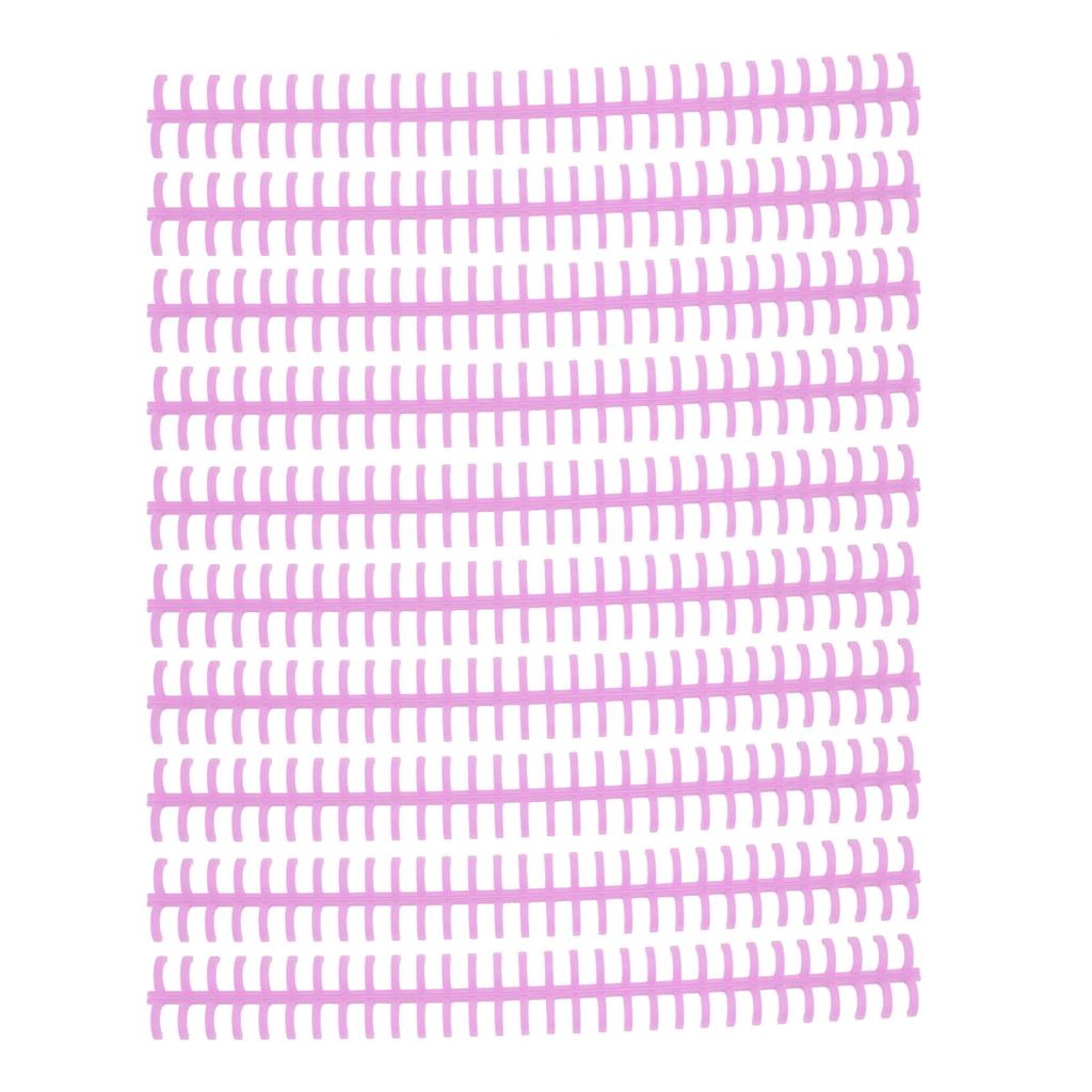 10 Pcs Loose Leaf Binding Spine 30 Hole Cuttable Wear Resistant PP Plastic 10mm Binding Comb for