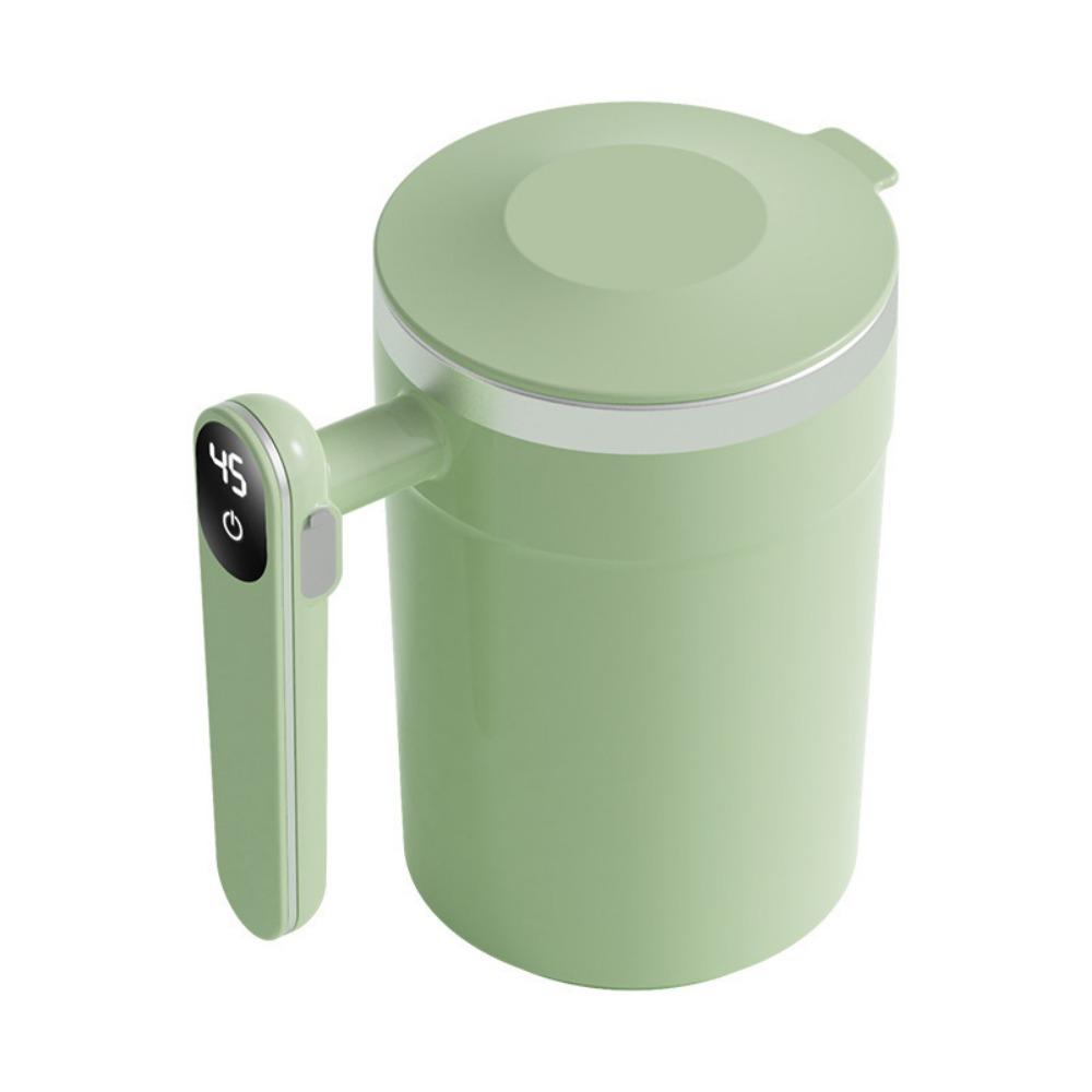 Dust-proof Lid Automatic Stirring Cup Temperature Measurement Rotating Blender Cup Office