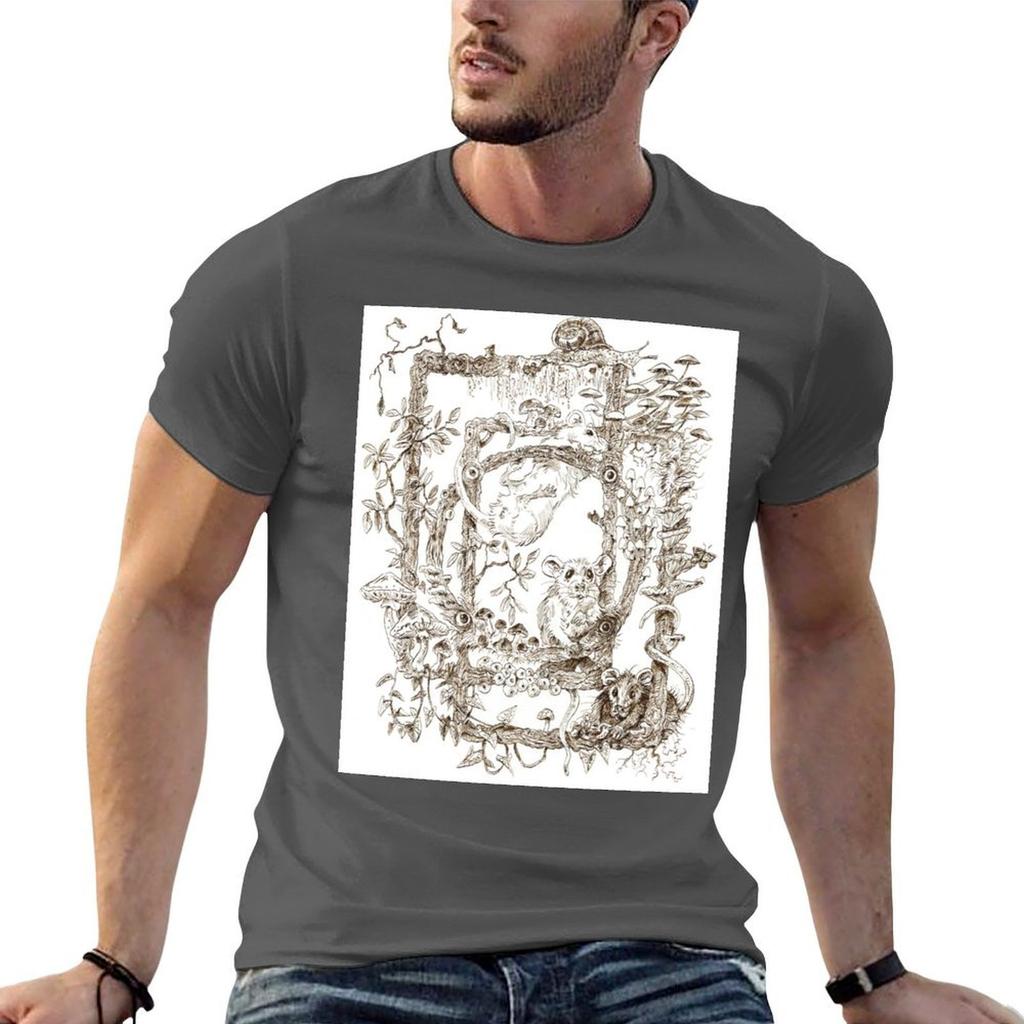 Rats And Mushrooms Tshirt Breathable Workout Short Sleeve Top