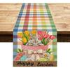 Easter’s Day Table Runner Merry Tablecloth  Holiday Table Decorations