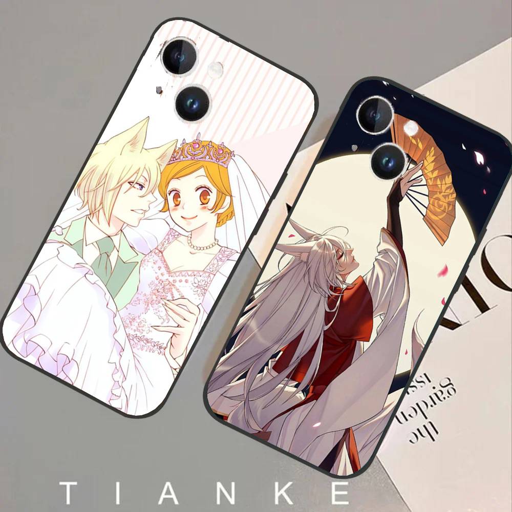 K-Kamisama Love Anime Phone Case For IPhone 17 Air 16 15 14 13 Pro Max 11 12 Black Silicone Cover