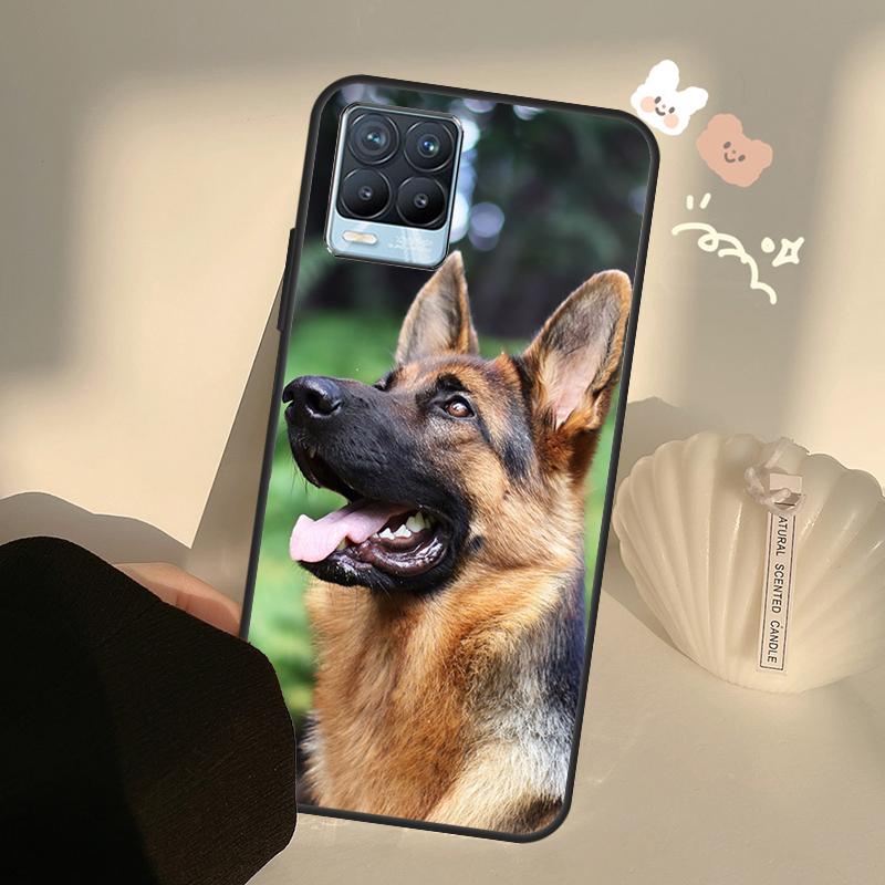 

German Shepherd Dog Case For Realme C71 C63 C61 C55 C51 C53 C25 C65 C67 C75 11 12 13 14 15 Pro Plus GT6 GT7 Pro Realme C75 4G