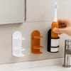 2Pcs Wall Mounted Electric Toothbrush Holder Punch-Free Razor Shelf Toothbrush Storage Rack Hotel