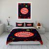 Bayern Munich Logo Bedding Set Bedding Duvet Cover Set Duvet Cover Pillowcases Home Decor (1 * Duvet Cover 2 * Pillowcases, Without Duvet Insert)