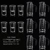 Glass Wine Decanter & Dispenser with Glasses Set