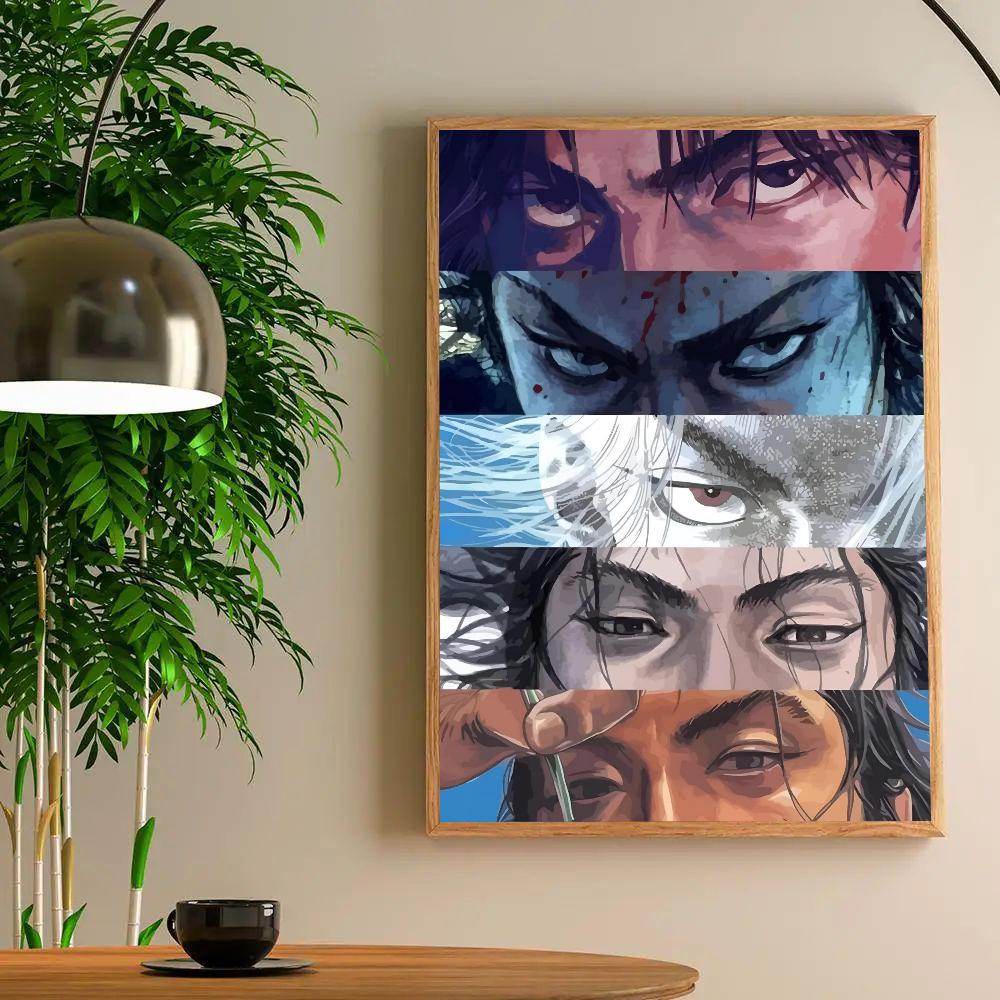 1 stück Japanischen Anime Manga Miyamoto Musashi Vagabond Bushido Krieger HD Poster Home Room Bar Cafe Decor Kunst Wandmalerei bild