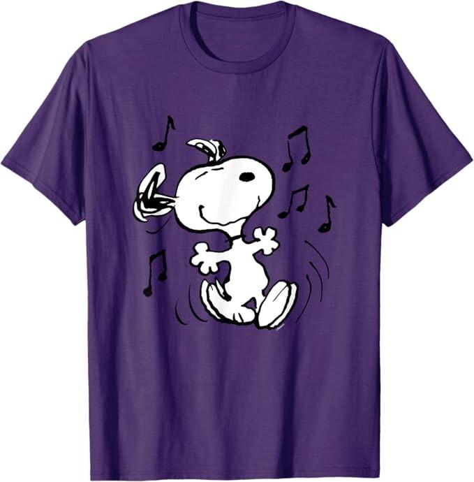 Peanuts Snoopy Dancing T-Shirt Unisex T-Shirt S