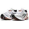 Asics Gel Kayano 14 Silver Piquant Orange Unisex Sneakers White 1201A019-109
