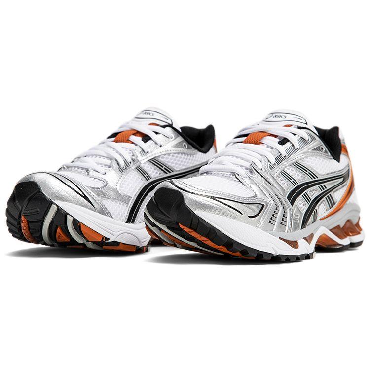 Asics Pantofi de sport unisex Gel Kayano 14 argintiu portocaliu piquant alb 1201A019-109