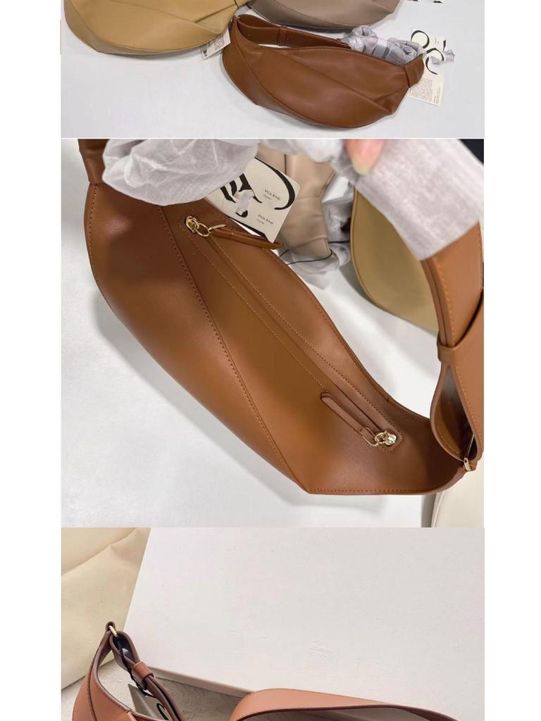 2025 New Women’s Neyu Smooth Cowhide Crossbody Underarm Bag