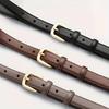 Casual and Fashionable Belt with Simple High-end Needle Buckle Double Ring, Suitable for Daily Wear, Versatile and Convenient