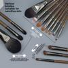 New 14 Makeup Brush Set Log Color Premium Animal Hair Eyeshadow Foundation Brush Real Wool Beauty Tool Now