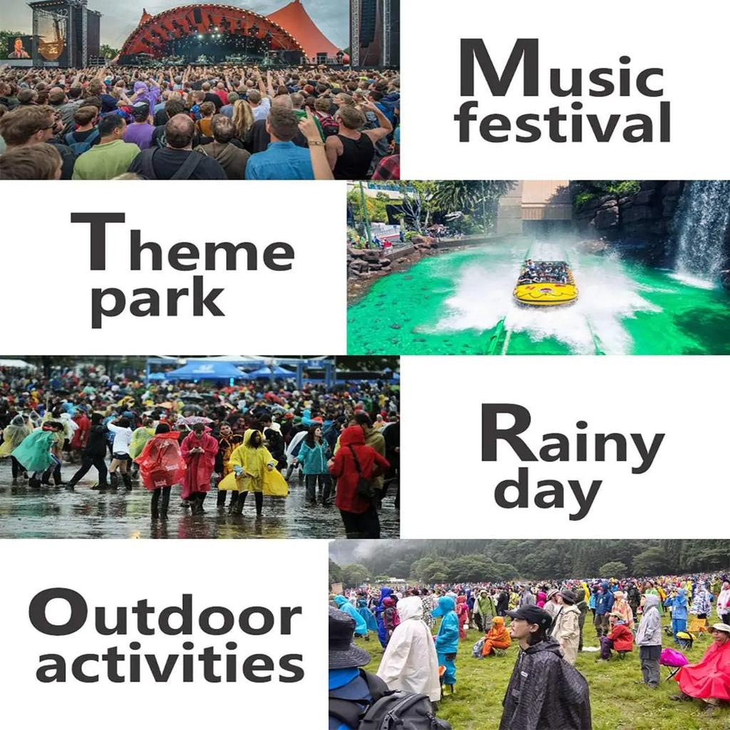 Reusable Raincoat for Kids, Rain Jacket, EVA Poncho for Children, Boys and Girls