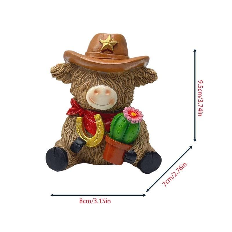 1/2pcs Cowboy Ornaments Home Decoration Ornaments Desktop Ornaments Suitable for Home Decoration Gifts for Music Lovers