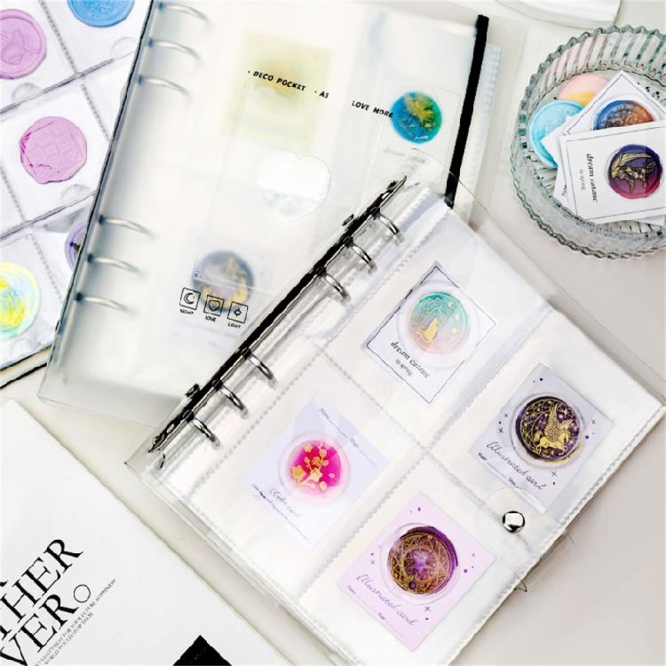 Loose Leaf Coin Storage Clear Lacquer Coin Collection Album for Collector