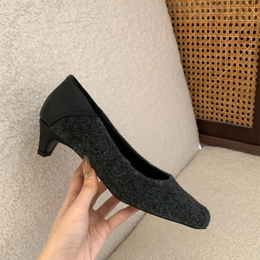 Fashion Bailamos New Brand Women Flat Shoes Fashion Shallow Slip On Ladies Casual Ballerinas Shoes Soft Flat Outdoor Dress  Shoes