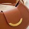 Simple Girls Crossbody Bag Half-Moon Ladies Messenger Bag Korean Style Small Shoulder Bag  Gifts