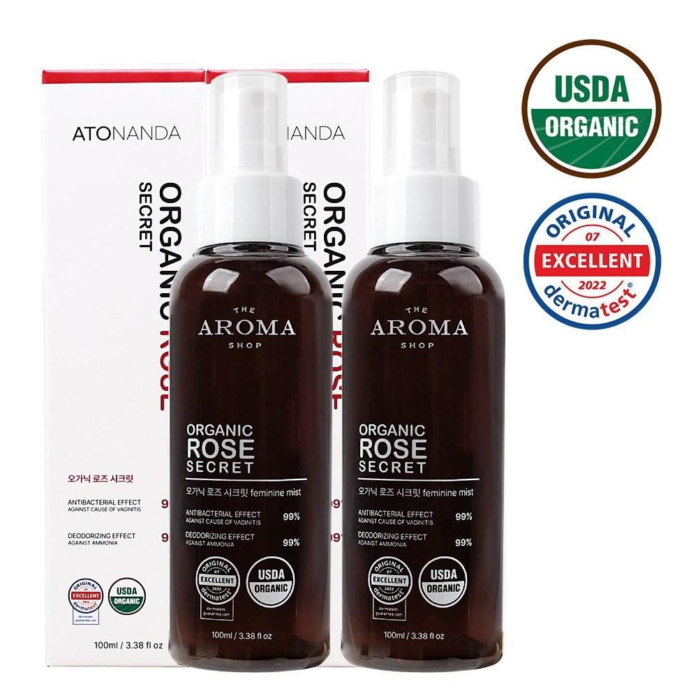 The Aroma Shop Organic Rose Secret Р–РµРЅСЃРєРѕРµ РѕС‡РёС‰Р°СЋС‰РµРµ СЃСЂРµРґСЃС‚РІРѕ Y-Zone Hygiene Spray Inner Mist, 100 РјР», 2 С€С‚.