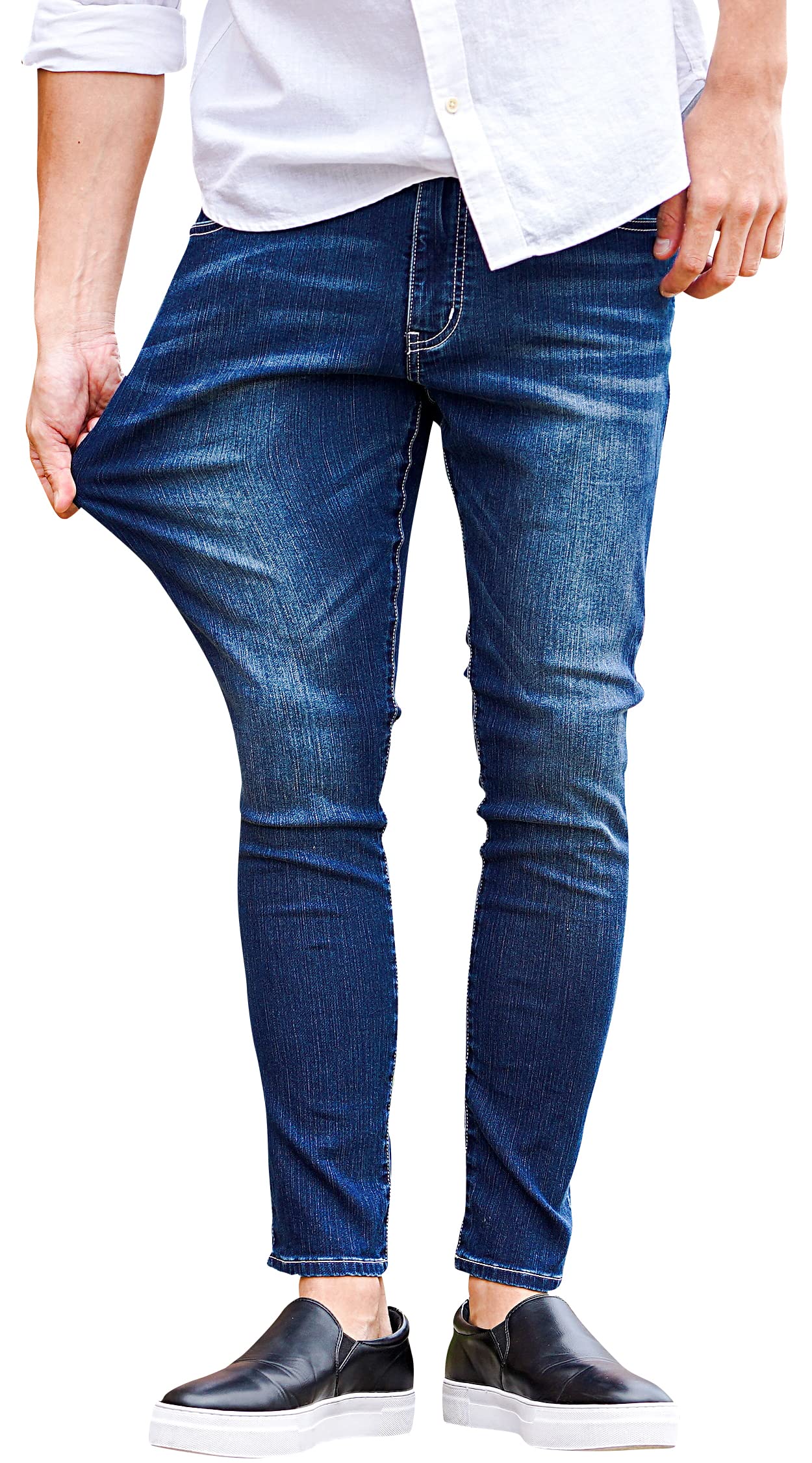 

Джинсы Cavalier унисекс скинни слим стрейч деним с охлаждающим эффектом, размер 44, индиго, мужские на ощупь, (M), CATN22-16,