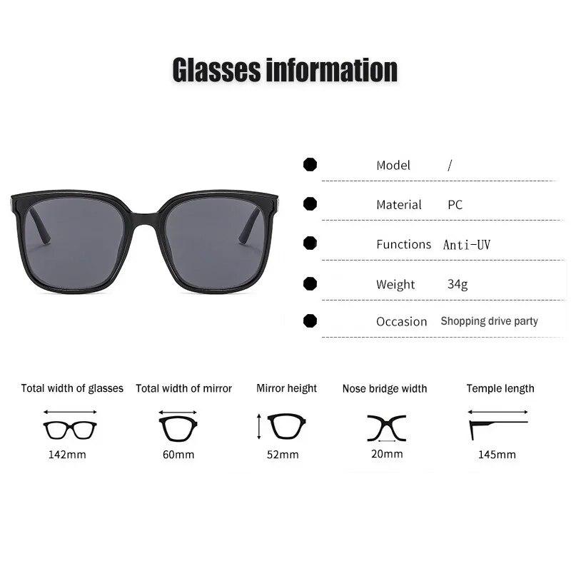 Trend Sunglasses Fashion Men Polarized Women Oversized Myopia Eyewear Finished Optical Sun Glasses Diopter 0 To 60 Eyeglasses