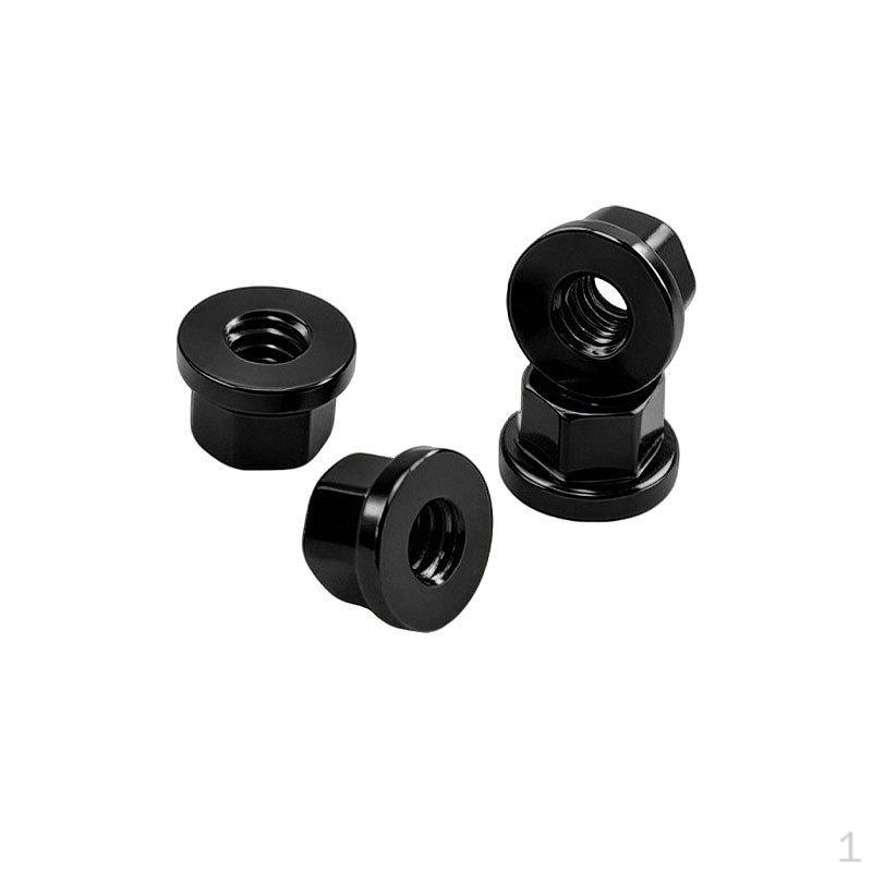4 M2 Flange Wheel Nuts for 1/30 RC Crawler, Premium Aluminum Alloy Replacement Parts SCX30