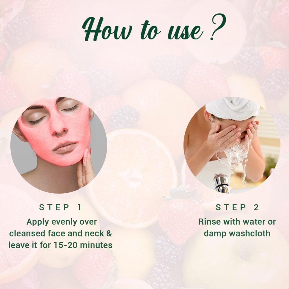 Biotique Fruit Brightening Face Pack 235g – Tan Removal, Depigmentation, Natural Glow for All Skin Types