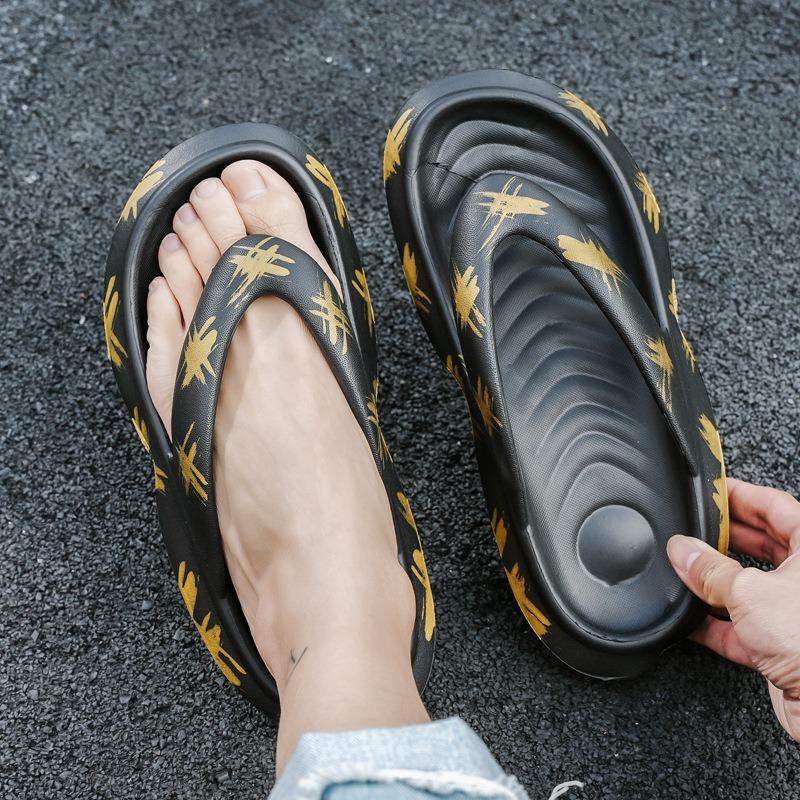Sports Flip-flops Men's Summer Wear Ins Beach Sandals and Slippers