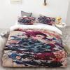 Duvet Covers Demon Slayer Bedding Sets Cartoon Comforter Bed Linen Boys Kids Single Double Size Soft Bedclothes Home Decor Anime