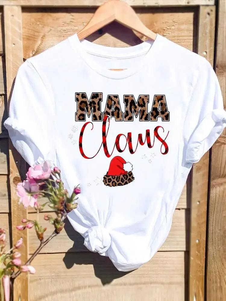 Christmas Cactus with Santa Hats and String Lights White TShirt with Colorful Flower Pot Details Unique Casual Top for Women