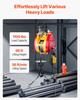 VEVOR 2-in-1 Electric Hoist Winch, 1100 lbs Capacity, 1800W Portable Power Winch, 98 ft Lifting Height
