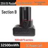 25V Rechargeable Hand Drill with Lithium Battery - Universal Large Capacity Electric Pistol Drill & Screwdriver