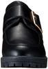 San-A Plus Feminine Monk Strap Shoes, Platform Sole, 5cm Heel, One-Band Buckle, 3583, Women's, Black, Sizes 23.5cm-24.0cm