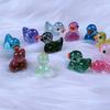 Luminous Sparkling Powder Ducks Moss Micro Landscape Resin Small Ornament Creative DIY Jewelry Accessories