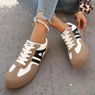 Damen Schuhe Mode Lässige Ballerinas Vulkanisierte Schuhe Damen Outdoor Walking Sneaker Damen Bequeme Klassische Schuhe Schwarz Grau