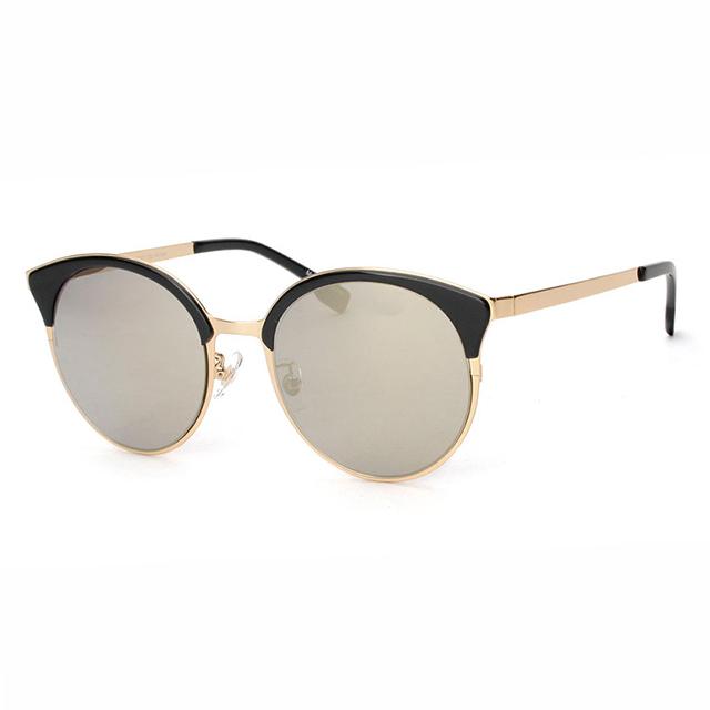 Eonadeoluteu Sunglasses Marty Mirror Brow Frame