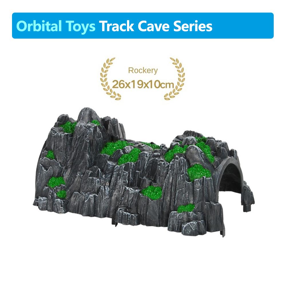 New Small Cave Tunnel Train Building Block Track Accessories Kids Wooden Track Compatible Toys S8