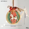 Colorful Retro 3D Resin Bell Pendant for Christmas Tree Decoration