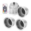 12V RGB LED Car Beverage Bottle Cup Holders with Remote Control for Marine RV Truck RGB Cup Holder LED Drink Cup Holder